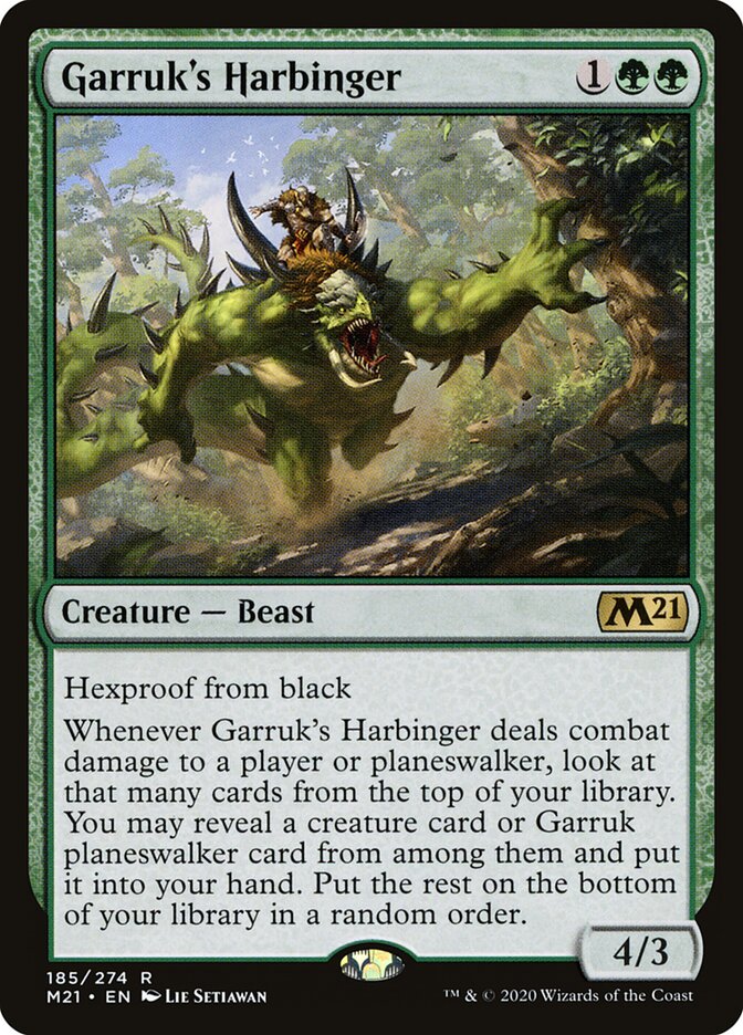Garruk's Harbinger - carta Magic The Gathering