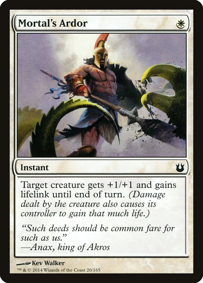 Mortal's Ardor - carta Magic The Gathering