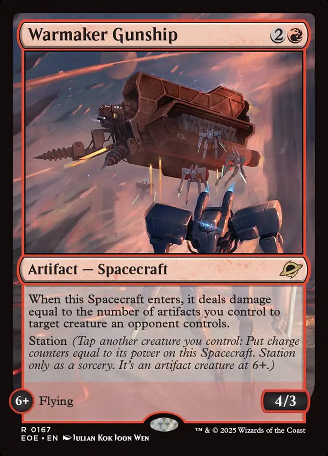 Warmaker Gunship - carta Magic The Gathering