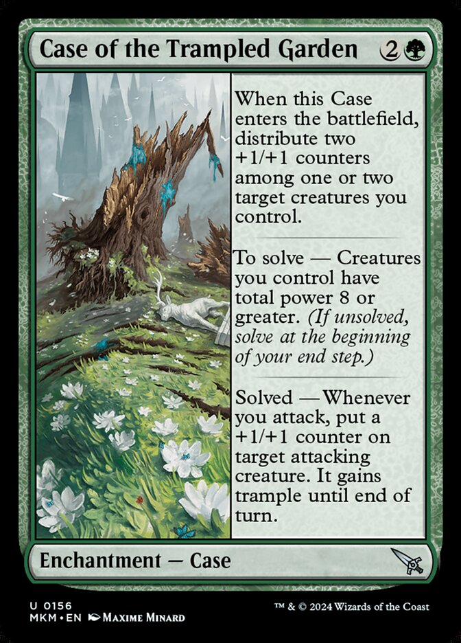 Case of the Trampled Garden - carta Magic The Gathering