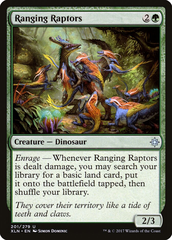Ranging Raptors - carta Magic The Gathering