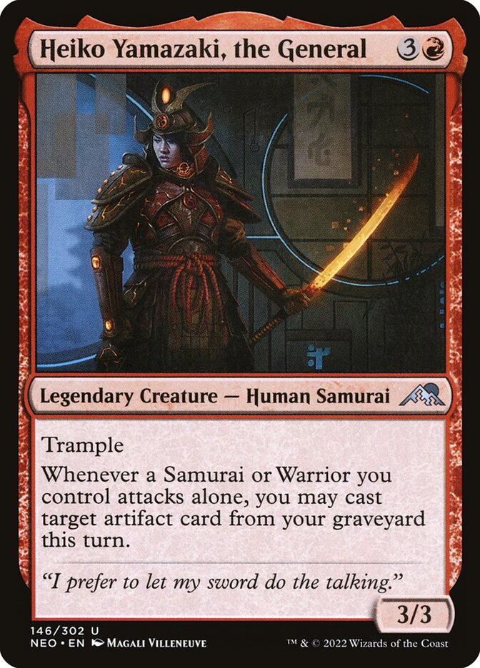 Heiko Yamazaki, the General - carta Magic The Gathering