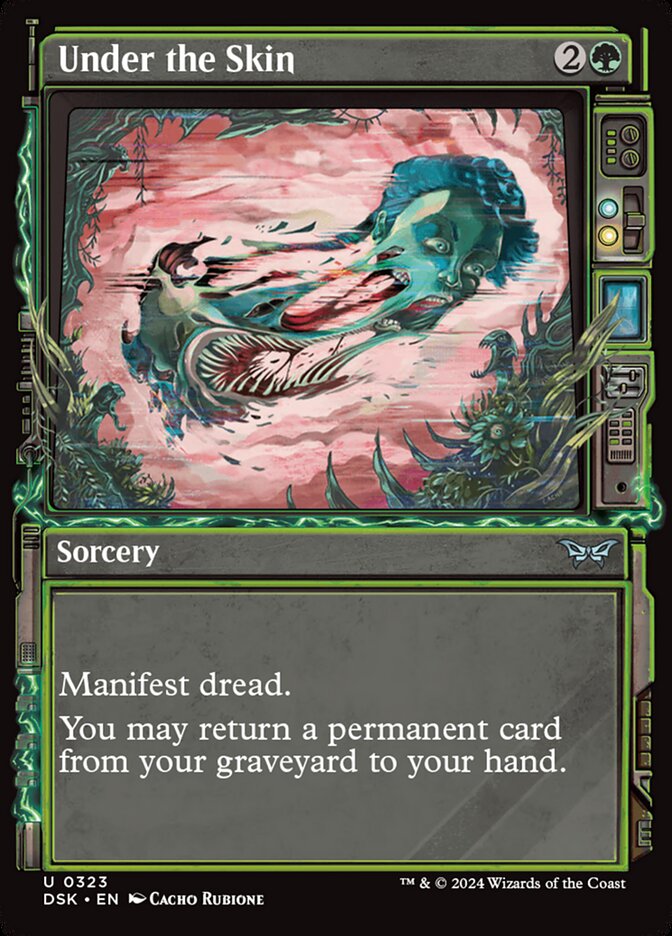 Under the Skin - carta Magic The Gathering