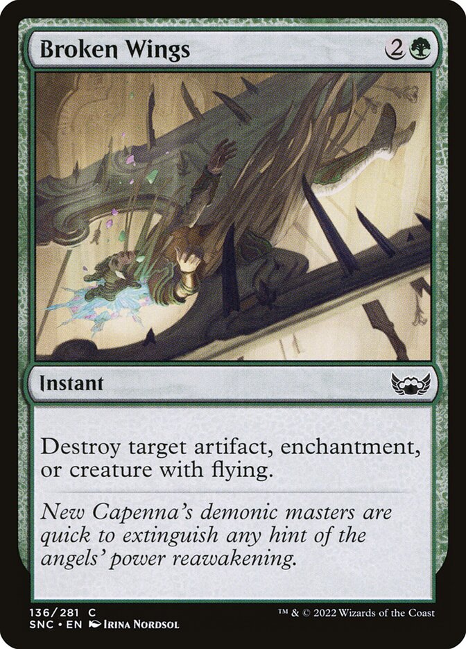 Broken Wings - carta Magic The Gathering