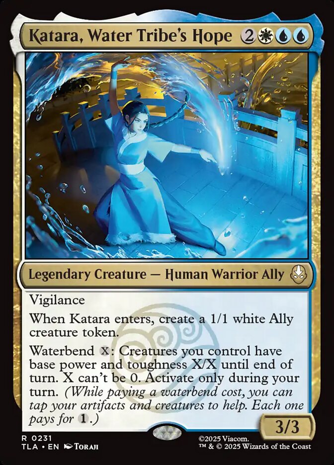 Katara, Water Tribe's Hope - carta Magic The Gathering