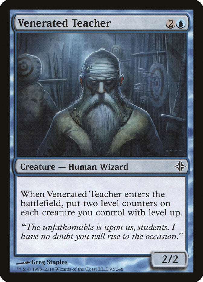 Venerated Teacher - carta Magic The Gathering