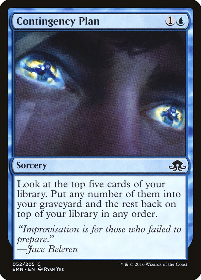 Contingency Plan - carta Magic The Gathering