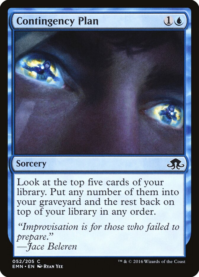Contingency Plan - carta Magic The Gathering