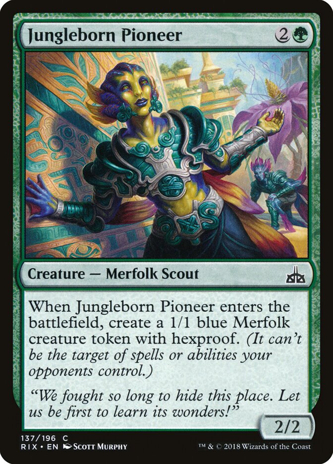 Jungleborn Pioneer - carta Magic The Gathering