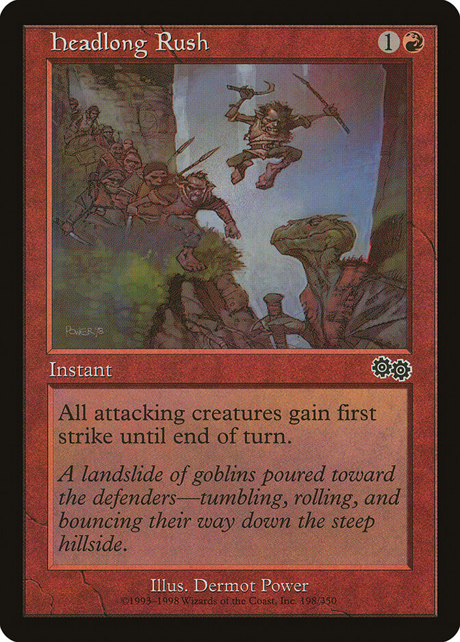 Headlong Rush - carta Magic The Gathering