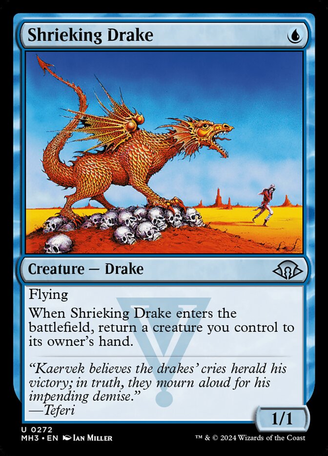 Shrieking Drake - carta Magic The Gathering