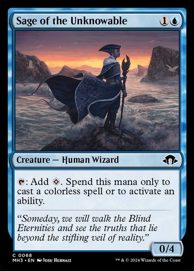 Sage of the Unknowable - carta Magic The Gathering