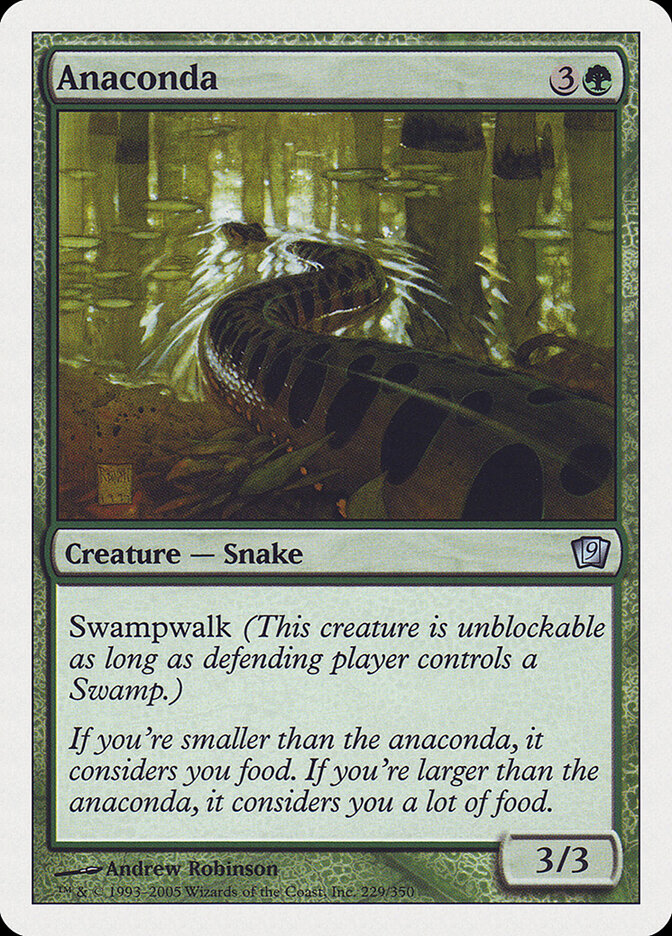 Anaconda - carta Magic The Gathering