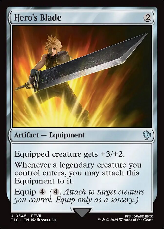 Hero's Blade - carta Magic The Gathering