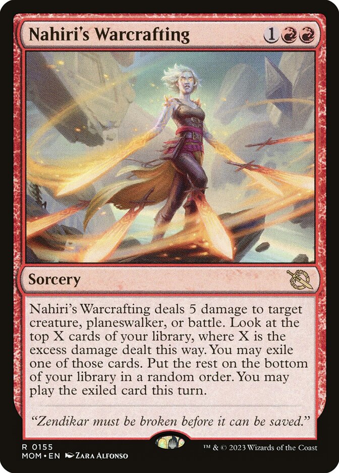 Nahiri's Warcrafting - carta Magic The Gathering