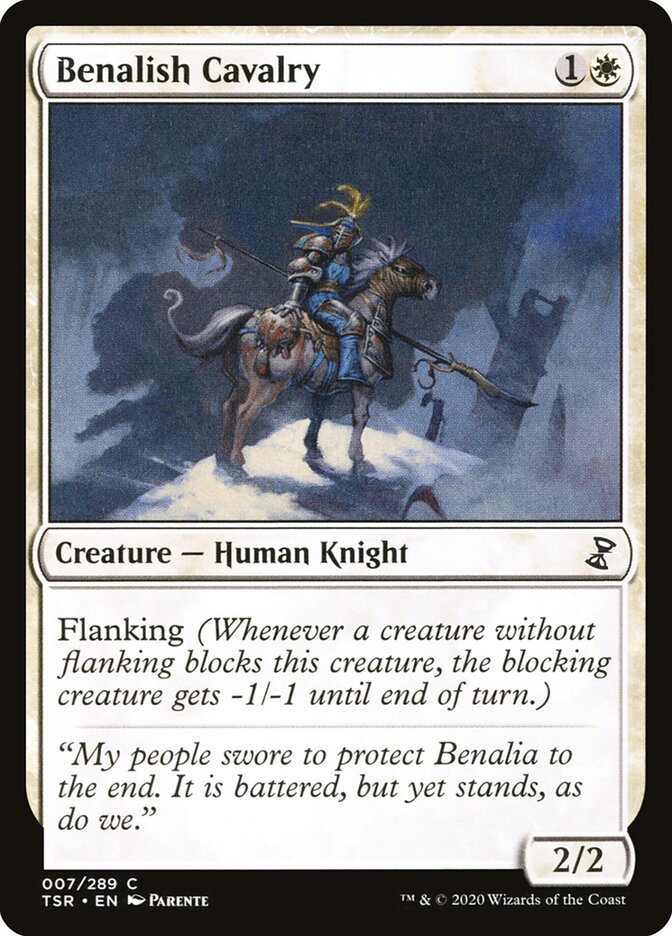 Benalish Cavalry - carta Magic The Gathering