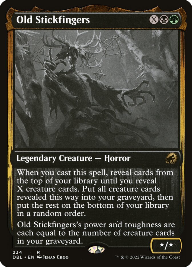 Old Stickfingers - carta Magic The Gathering