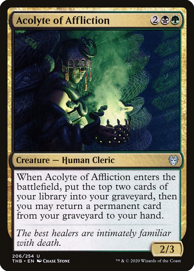 Acolyte of Affliction - carta Magic The Gathering