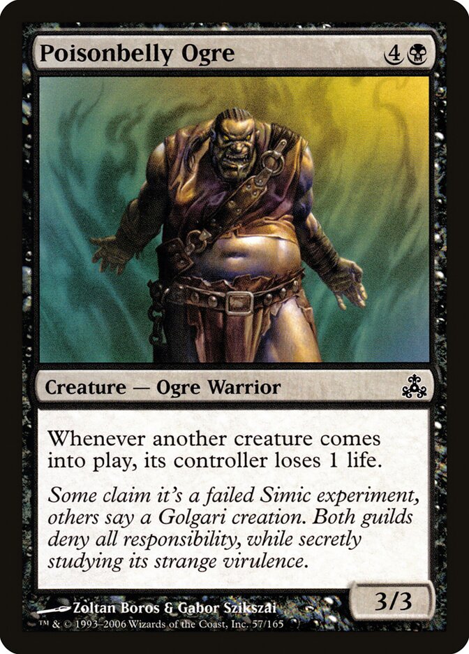 Poisonbelly Ogre - carta Magic The Gathering
