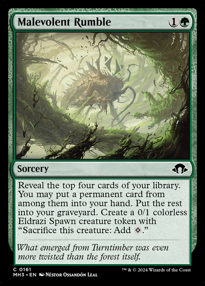 Malevolent Rumble - carta Magic The Gathering