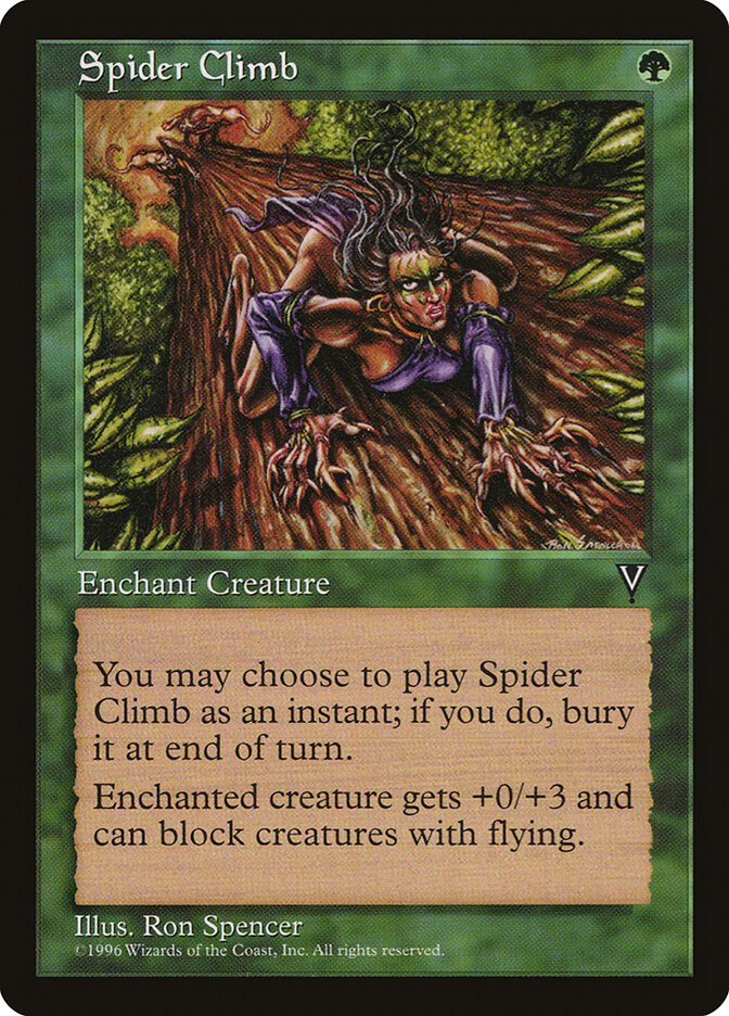 Spider Climb - carta Magic The Gathering