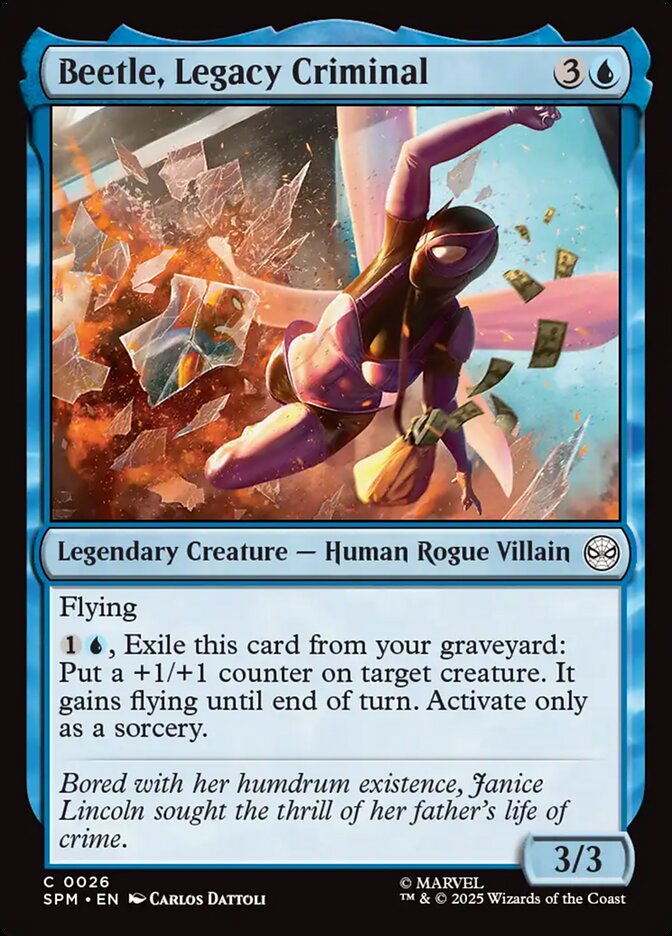 Beetle, Legacy Criminal - carta Magic The Gathering