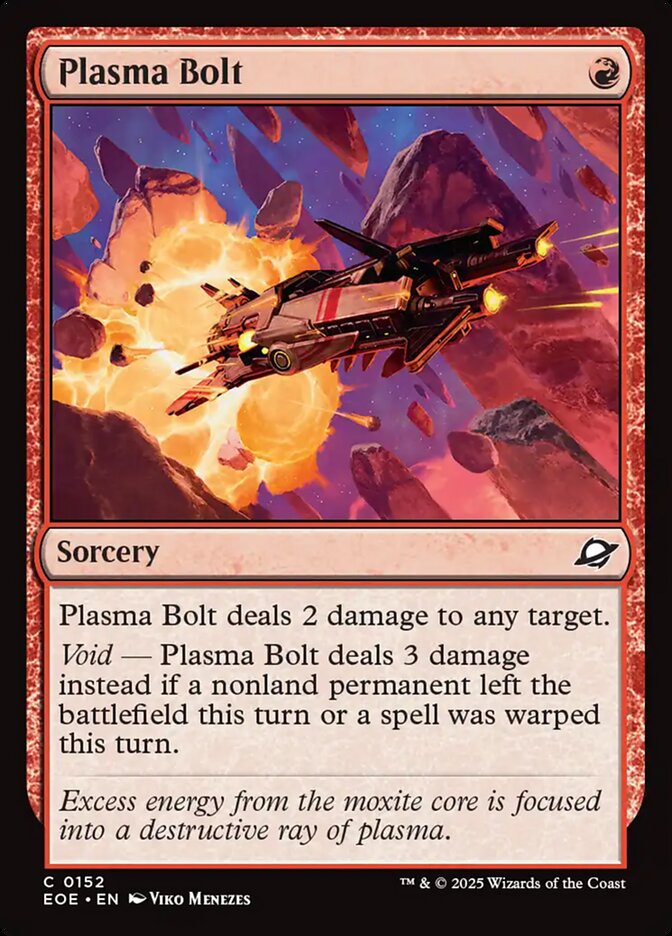 Plasma Bolt - EOE-152-NF-STD
