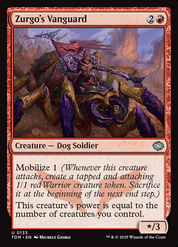 Zurgo's Vanguard - carta Magic The Gathering