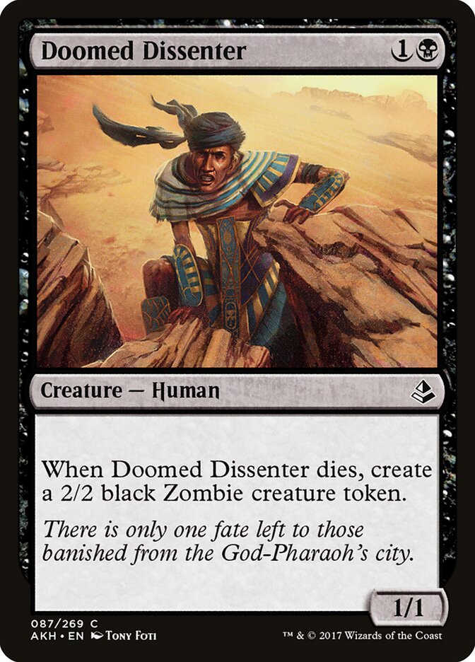 Doomed Dissenter - carta Magic The Gathering