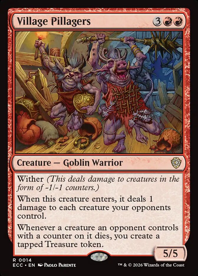 Village Pillagers - carta Magic The Gathering