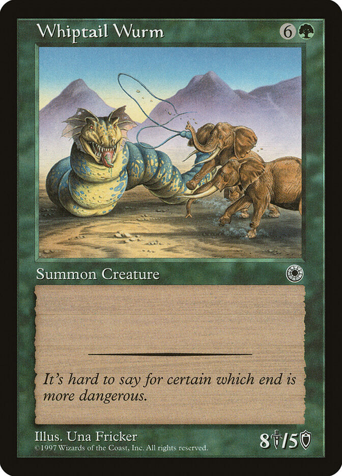 Whiptail Wurm - carta Magic The Gathering
