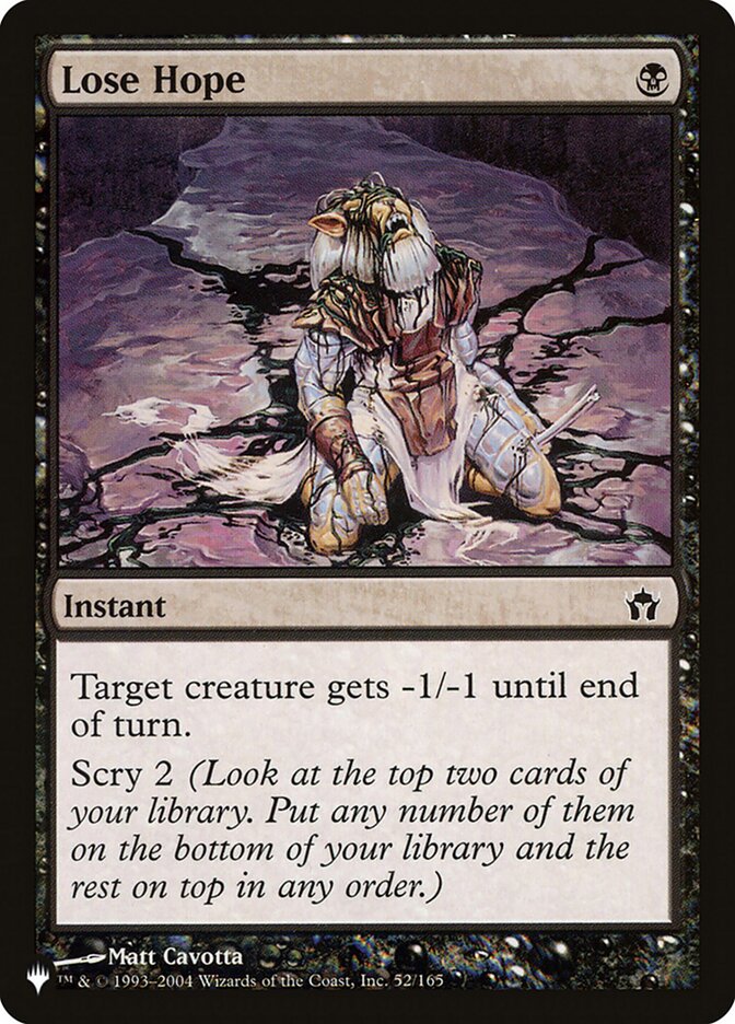 Lose Hope - carta Magic The Gathering