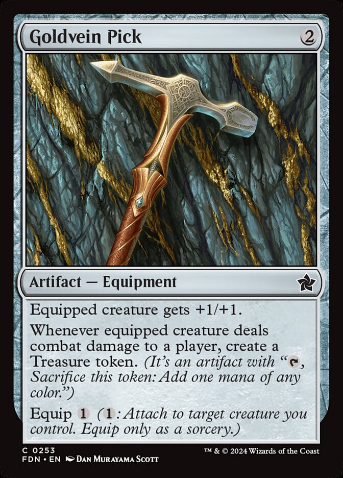 Goldvein Pick - carta Magic The Gathering