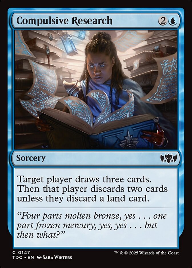 Compulsive Research - carta Magic The Gathering