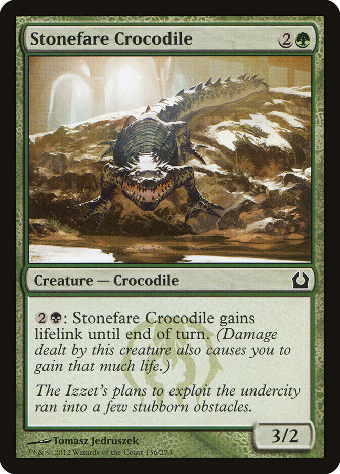 Stonefare Crocodile - carta Magic The Gathering