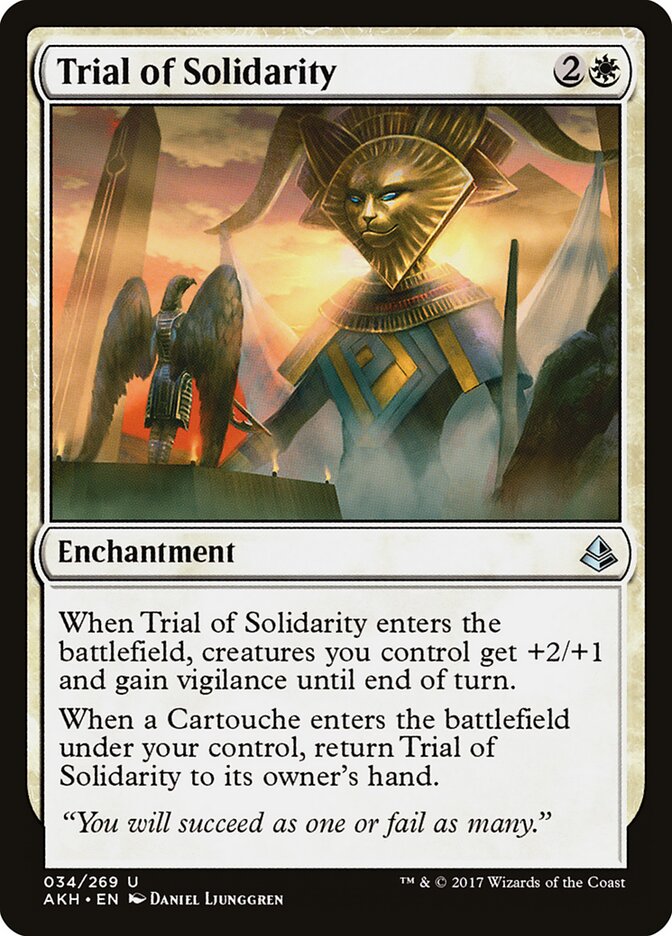 Trial of Solidarity - carta Magic The Gathering