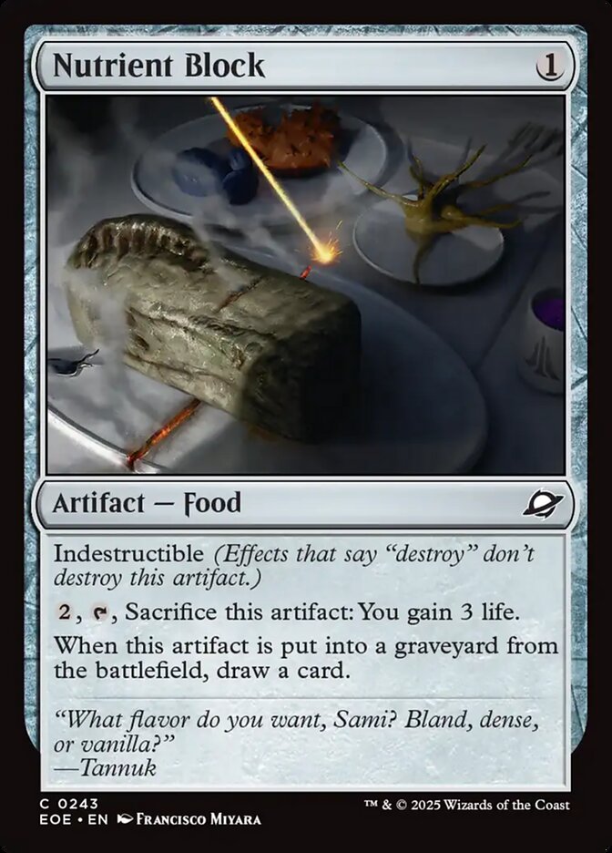 Nutrient Block - carta Magic The Gathering