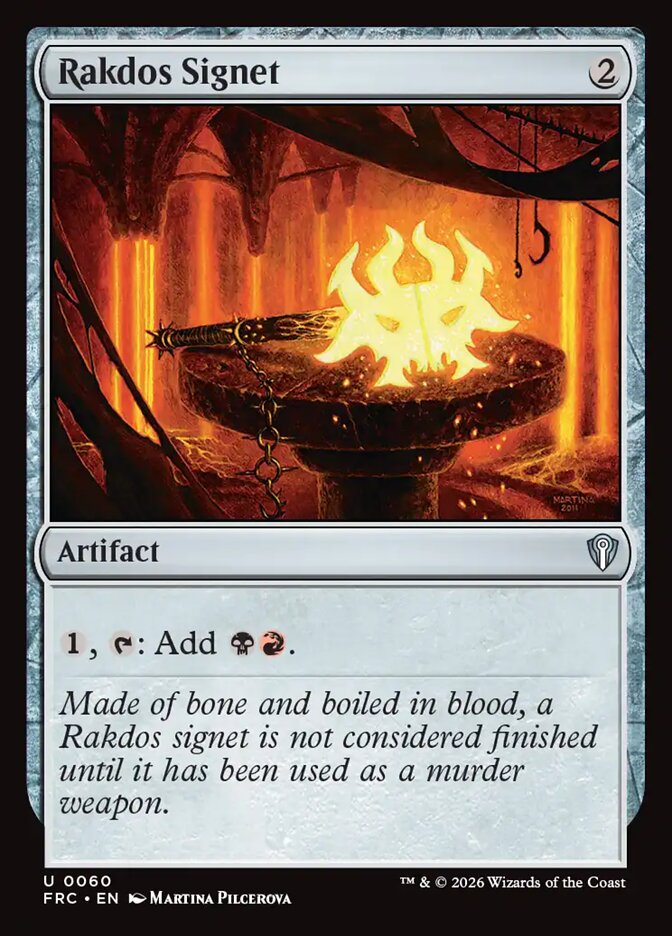 Rakdos Signet - carta Magic The Gathering