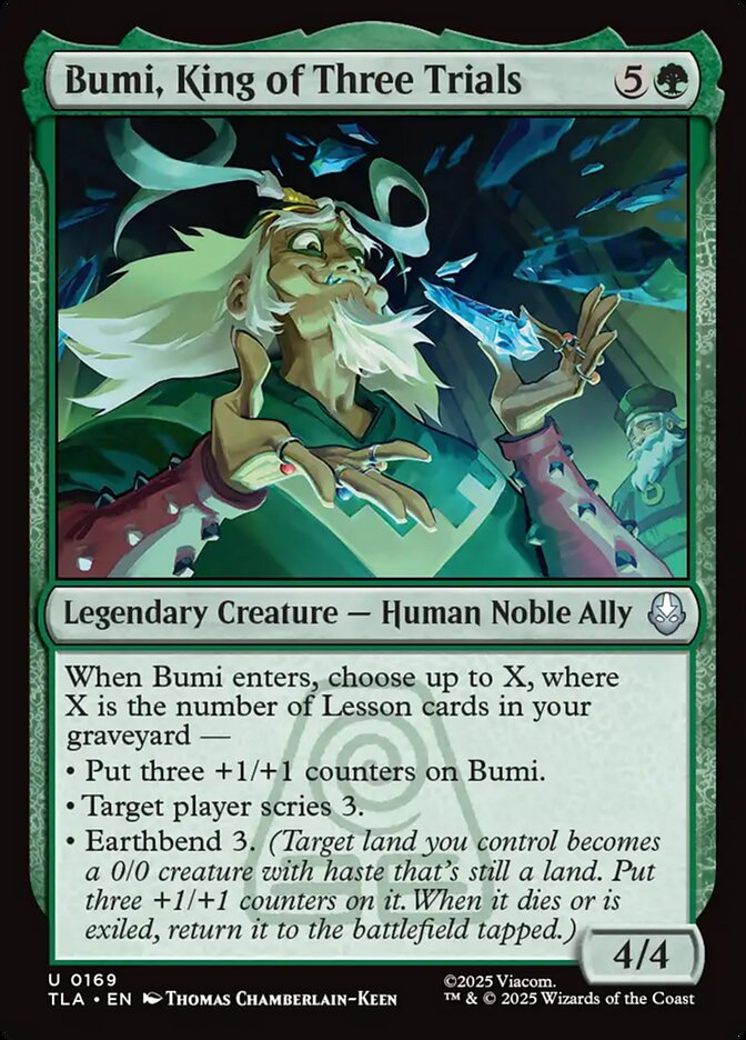 Bumi, King of Three Trials - carta Magic The Gathering