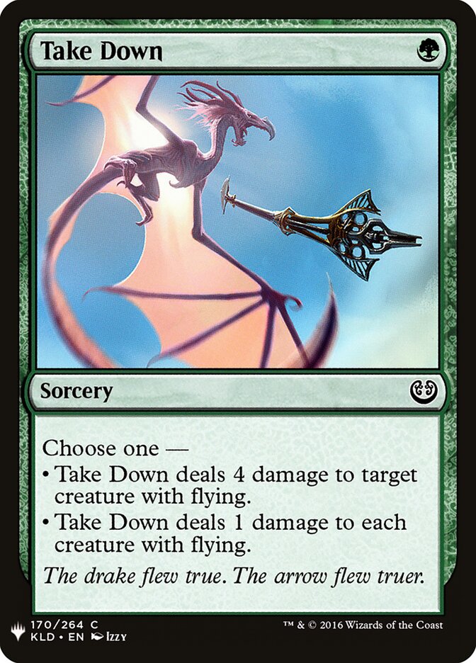 Take Down - carta Magic The Gathering