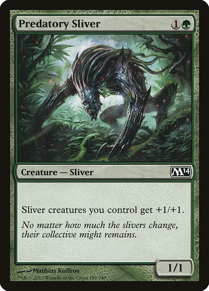 Predatory Sliver - carta Magic The Gathering
