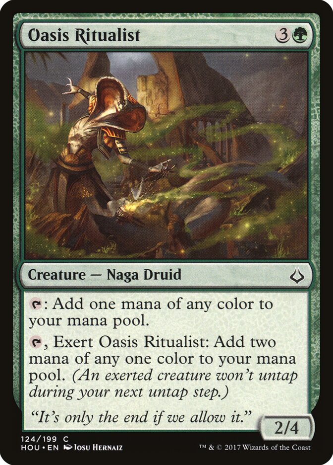 Oasis Ritualist - carta Magic The Gathering