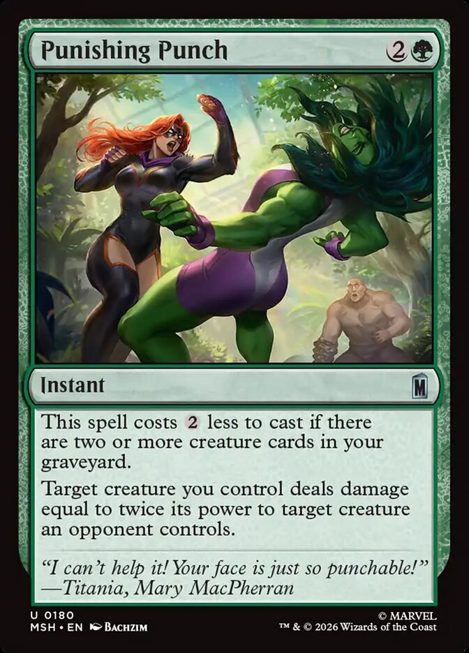 Punishing Punch - carta Magic The Gathering