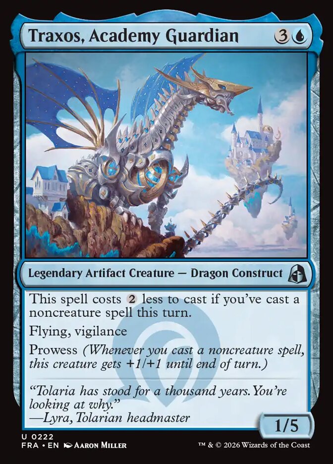 Traxos, Academy Guardian - carta Magic The Gathering