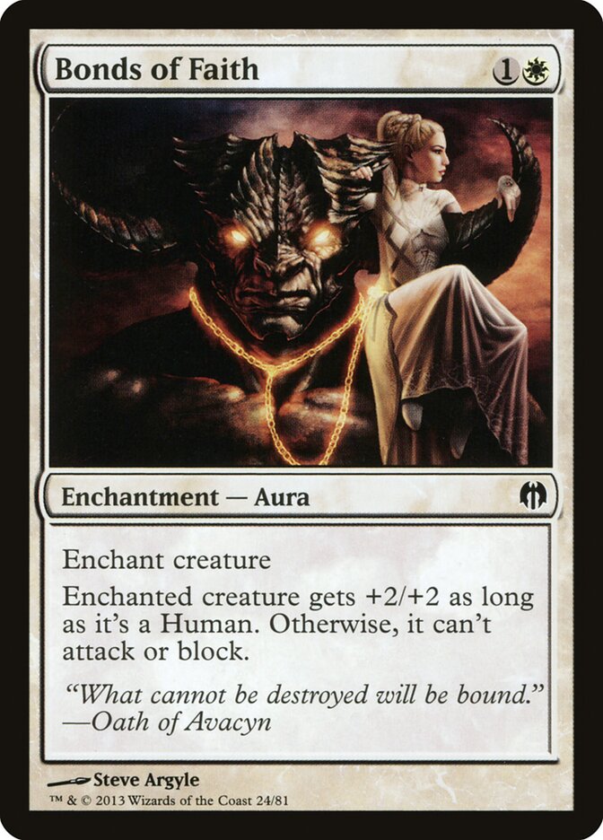Bonds of Faith - carta Magic The Gathering