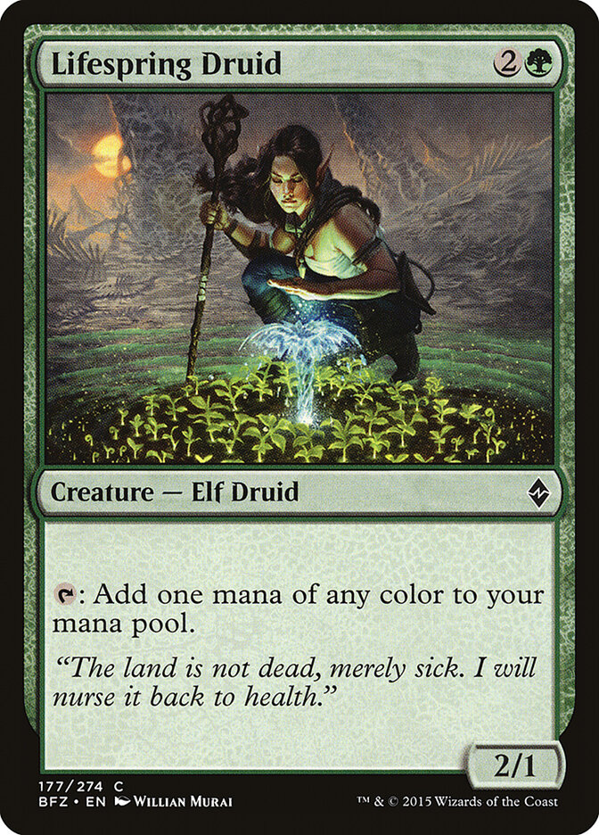 Lifespring Druid - carta Magic The Gathering