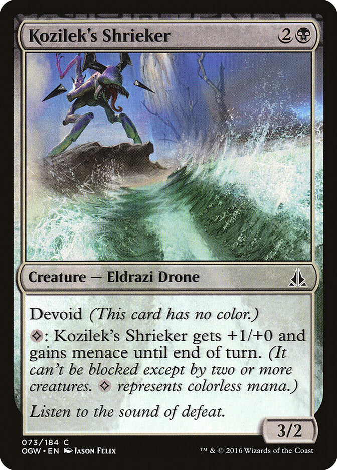 Kozilek's Shrieker - carta Magic The Gathering