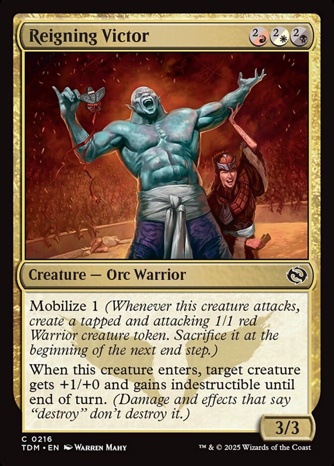 Reigning Victor - carta Magic The Gathering