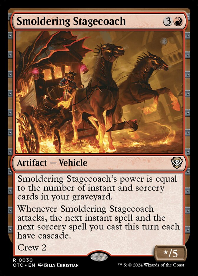 Smoldering Stagecoach - carta Magic The Gathering
