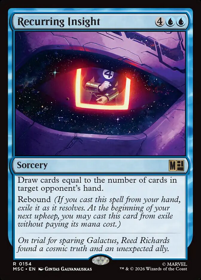 Recurring Insight - carta Magic The Gathering